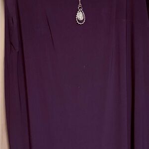 R&M Richards Purple Midi Dress